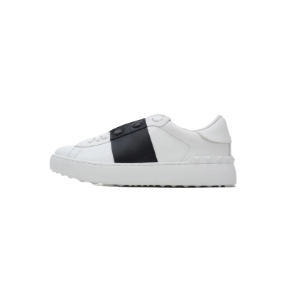    Valentino Garavani Open White Black Band White 01