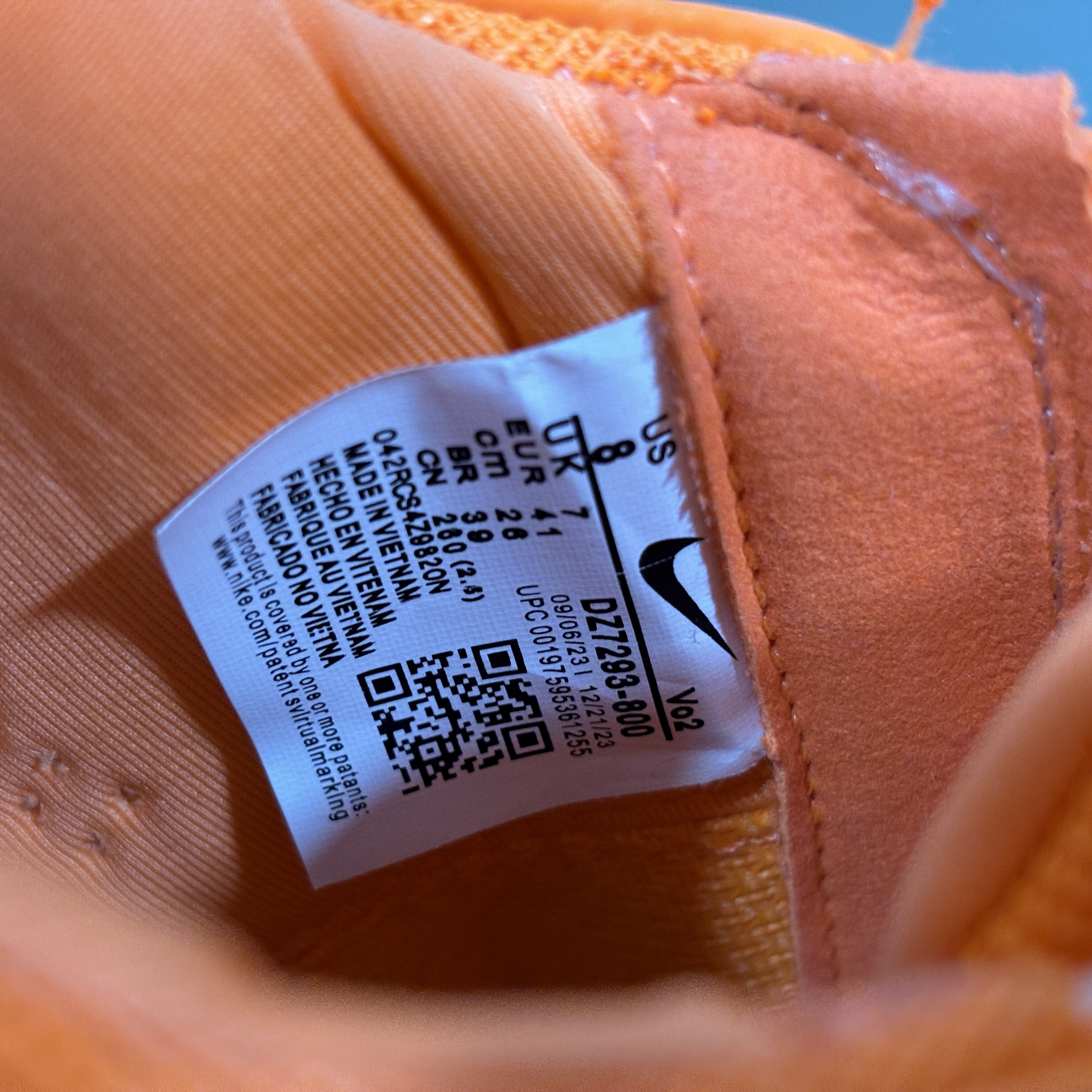  Nike Hot Step 2 Drake NOCTA Total Orange DZ7293-800