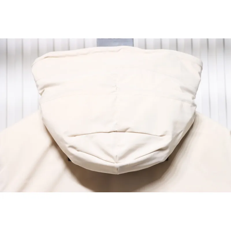 Top Quality Canada Goose Expedition feather collar down coat white