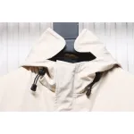 Top Quality Canada Goose Expedition feather collar down coat white