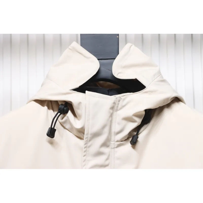 Top Quality Canada Goose Expedition feather collar down coat white