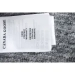 Top Quality Canada Goose Expedition feather collar down coat grey