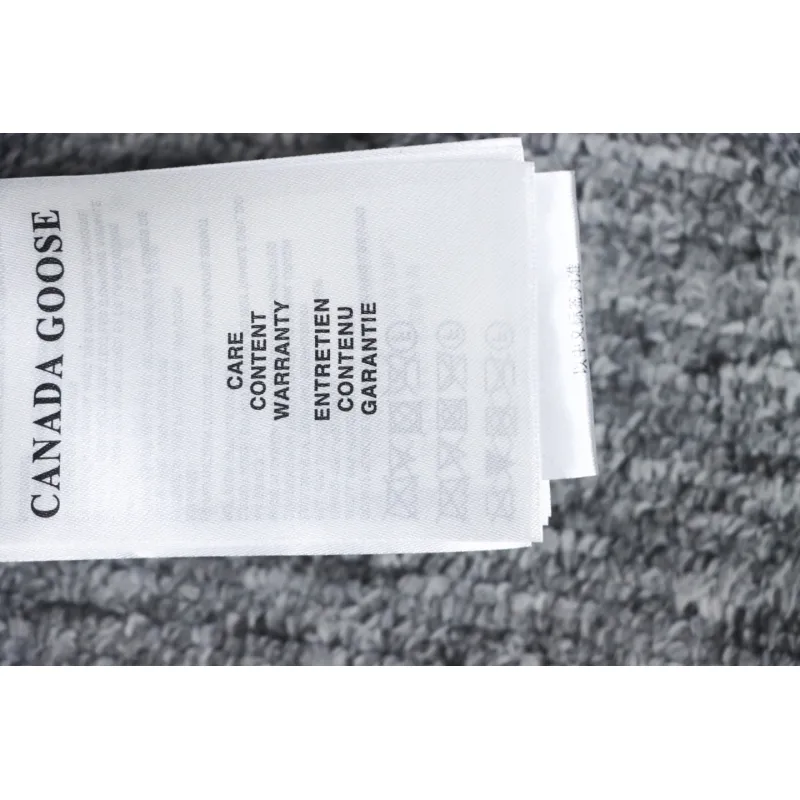 Top Quality Canada Goose Expedition feather collar down coat grey