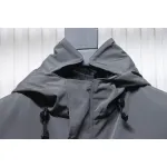 Top Quality Canada Goose Expedition feather collar down coat grey