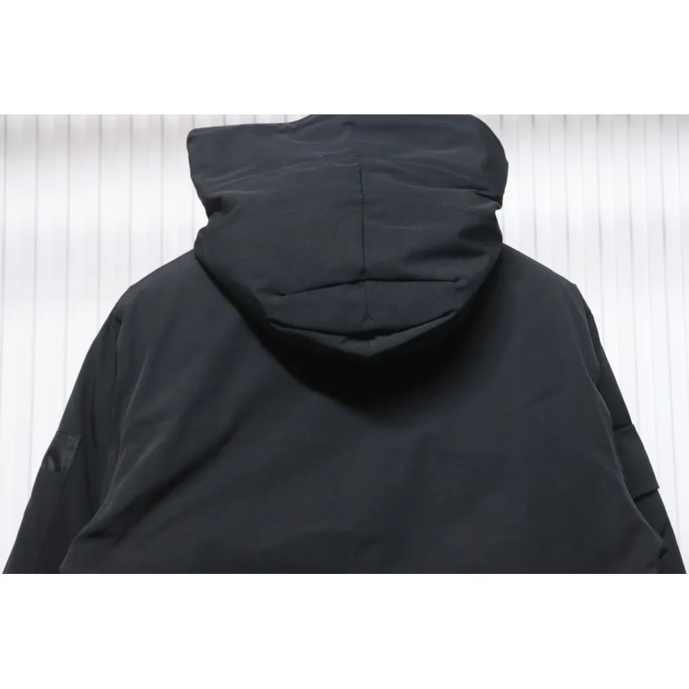 Top Quality Canada Goose Expedition feather collar down coat black