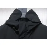 Top Quality Canada Goose Expedition feather collar down coat black