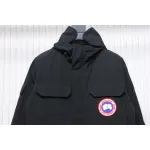 Top Quality Canada Goose Expedition feather collar down coat black