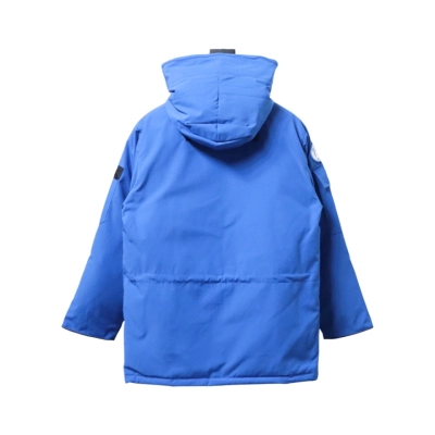 Top Quality     Big Goose Expedition Feather Collar Down Coat Blue 02