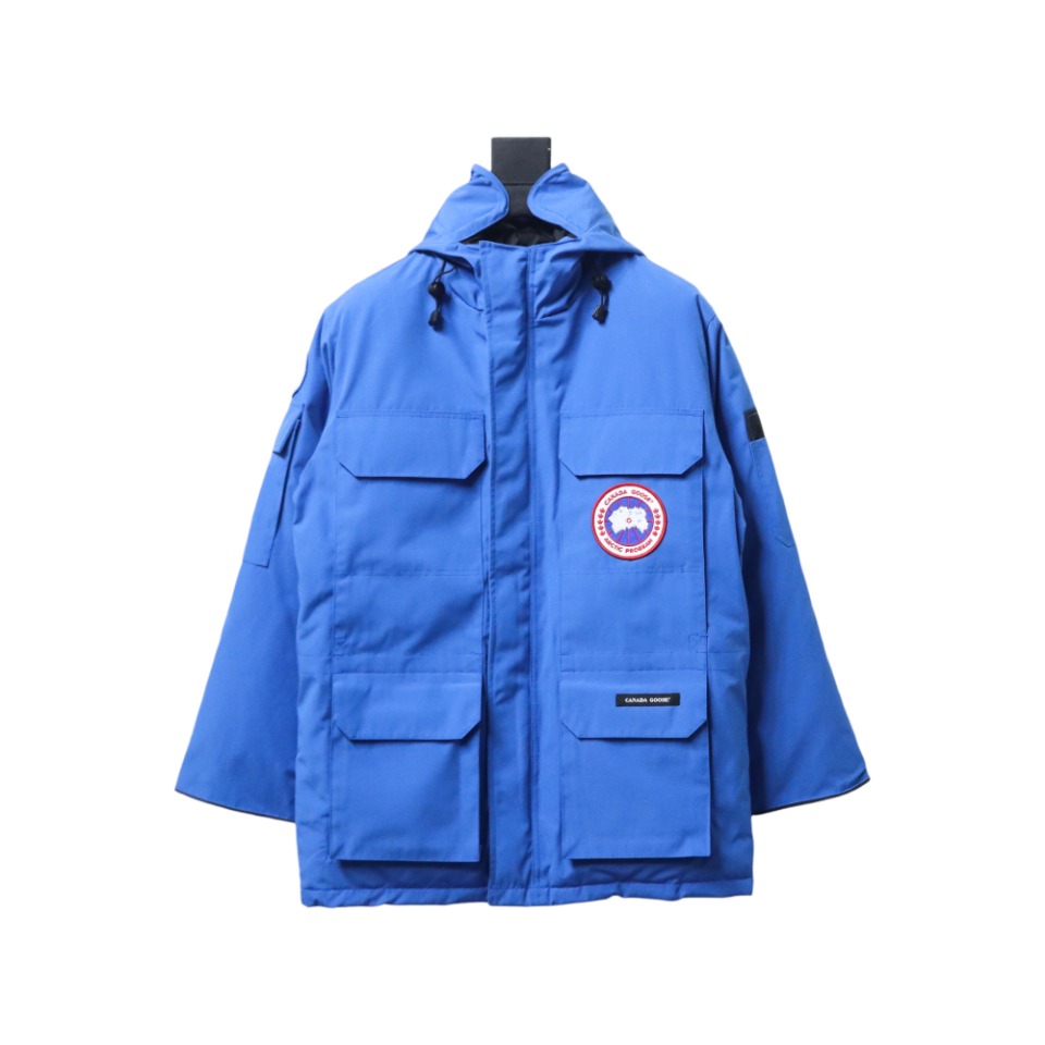     Big Goose Expedition Feather Collar Down Coat Blue