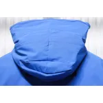 Top Quality Canada Goose Expedition feather collar down coat blue
