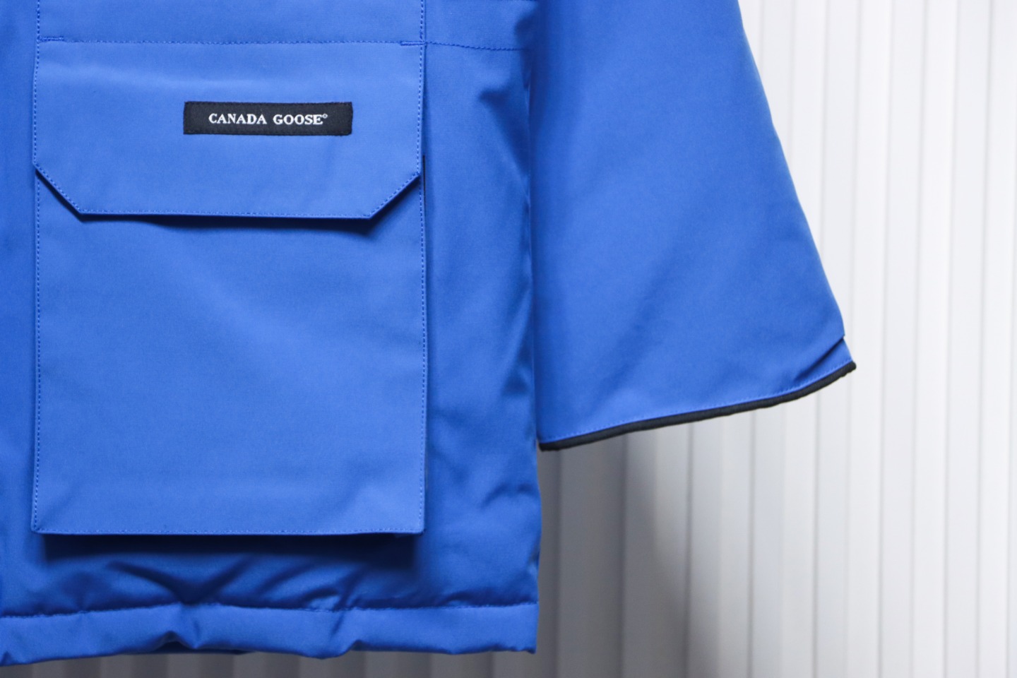    Big Goose Expedition Feather Collar Down Coat Blue