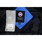 Top Quality Canada Goose Expedition feather collar down coat blue
