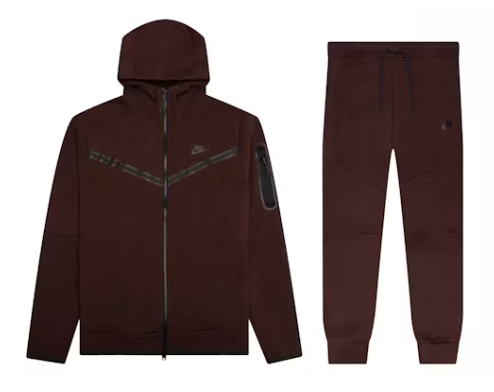 Nike Sportswear Tech Fleece Hoodie & Joggers Set Earth 