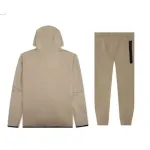 Nike Sportswear Tech Fleece Hoodie & Joggers Set Khaki 