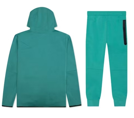 Nike Sportswear Tech Fleece Hoodie & Joggers Set Mineral Teal 