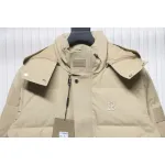 Top Quality Burberry 22FW Hooded Down Jacket Beige 