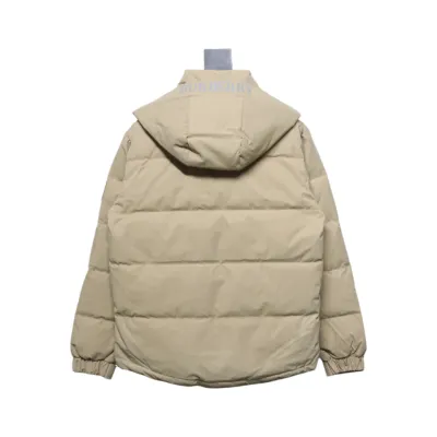 Top Quality Burberry 22FW Hooded Down Jacket Beige  02