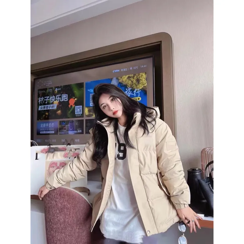 Top Quality Burberry 22FW Hooded Down Jacket Beige 