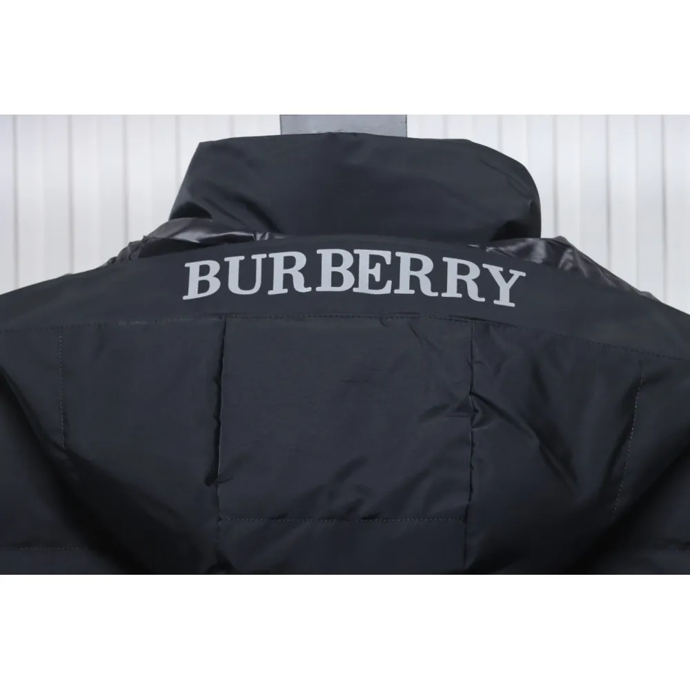 Top Quality Burberry 22FW Hooded Down Jacket Black 