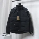 Top Quality Burberry 22FW Hooded Down Jacket Black 