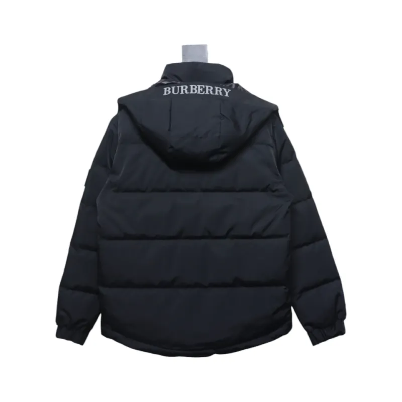 Top Quality Burberry 22FW Hooded Down Jacket Black 