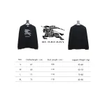 Top Quality  Burberry Darby EKD Black Cotton Sweatshirt 