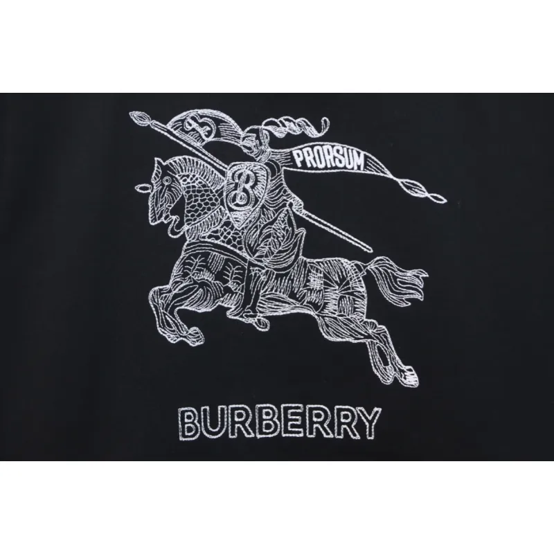 Top Quality  Burberry Darby EKD Black Cotton Sweatshirt 