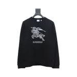 Top Quality  Burberry Darby EKD Black Cotton Sweatshirt 