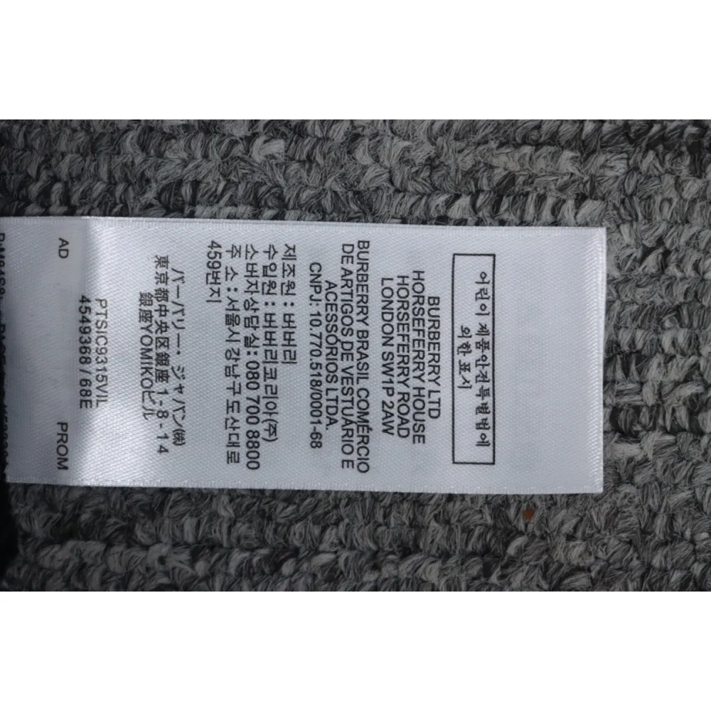 Top Quality  Burberry Darby EKD Black Cotton Sweatshirt 