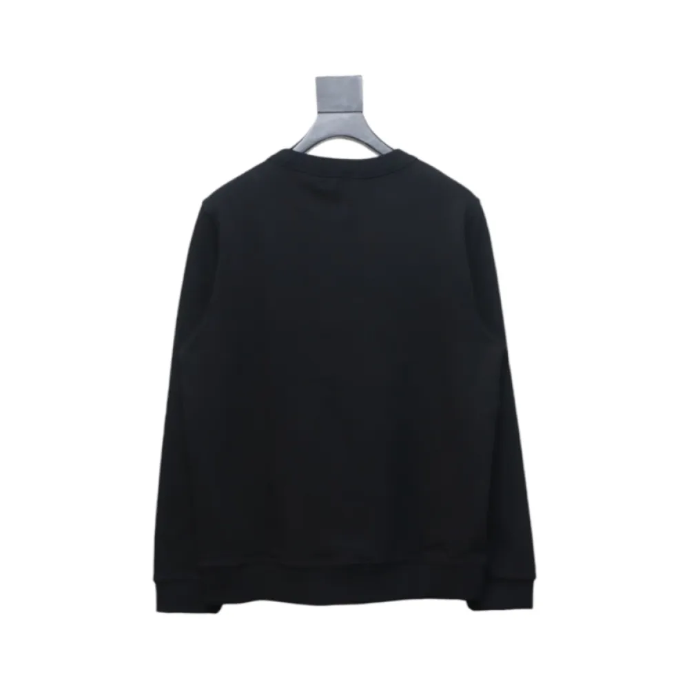 Top Quality  Burberry Darby EKD Black Cotton Sweatshirt 