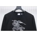 Top Quality  Burberry Darby EKD Black Cotton Sweatshirt 