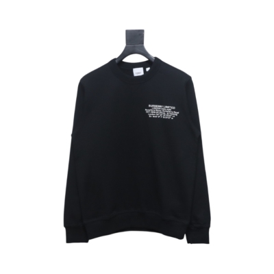 Top Quality  Burberry Limited Sweatshirt Black  01