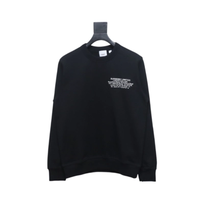 Top Quality  Burberry Limited Sweatshirt Black  01
