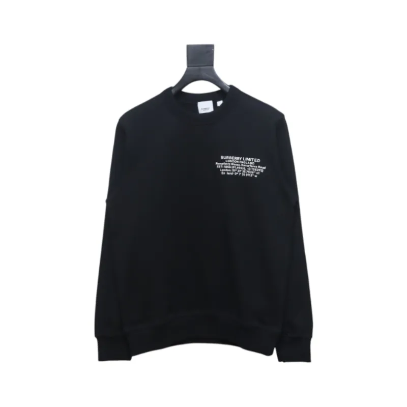 Top Quality  Burberry Limited Sweatshirt Black 