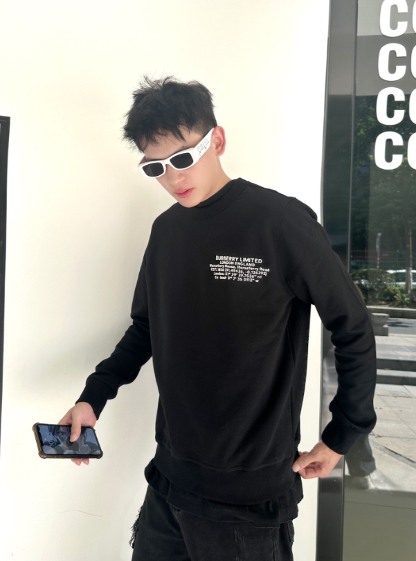 Top Quality  Burberry Limited Sweatshirt Black 
