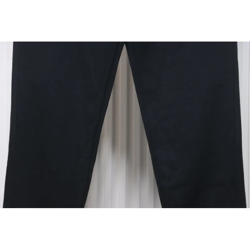 Top Quality Burberry Check Label Cotton Jogging Pants Black 