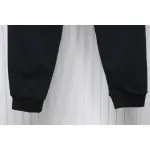 Top Quality Burberry Check Label Cotton Jogging Pants Black 