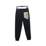 Top Quality Burberry Check Label Cotton Jogging Pants Black 