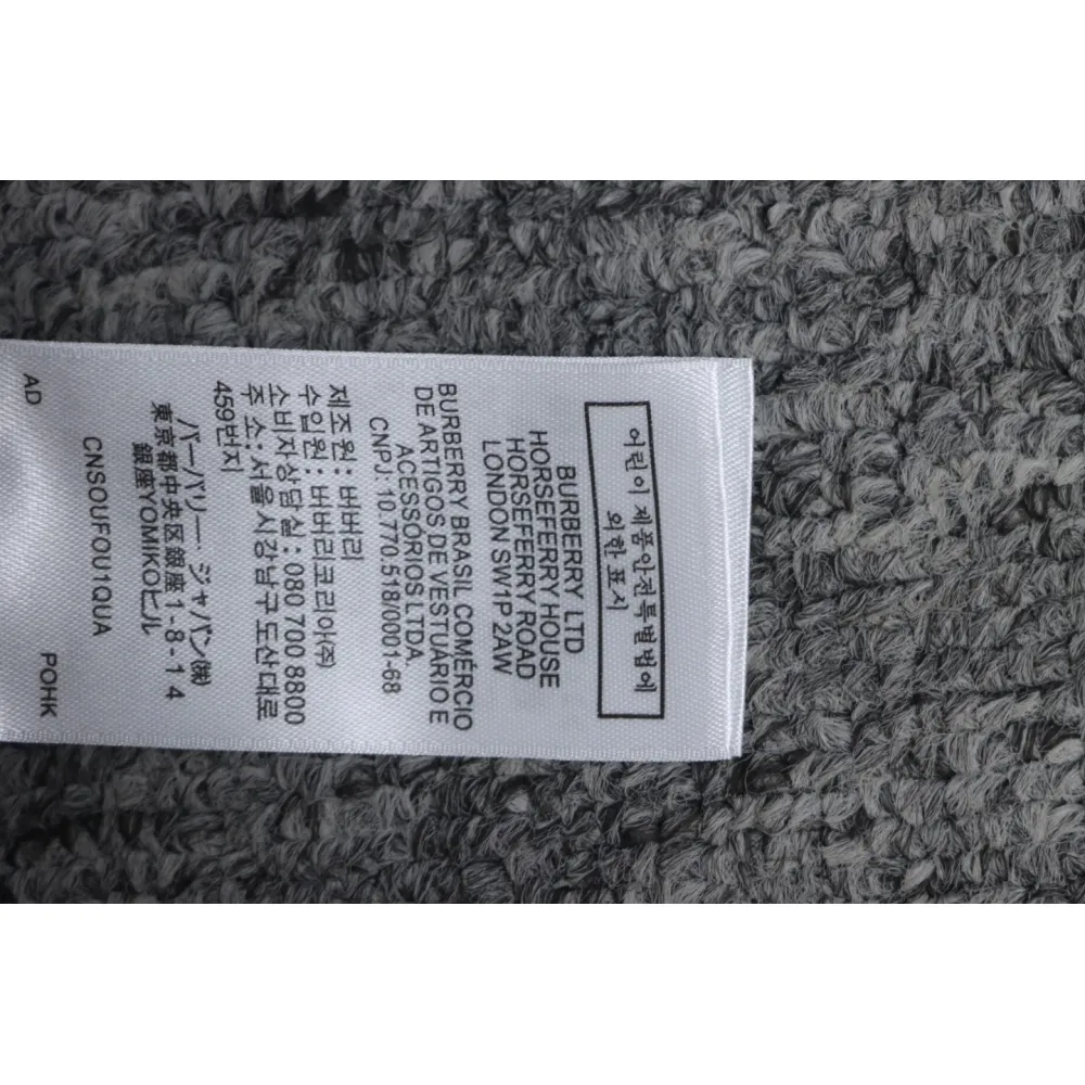Top Quality Burberry Check Label Cotton Jogging Pants Brown 
