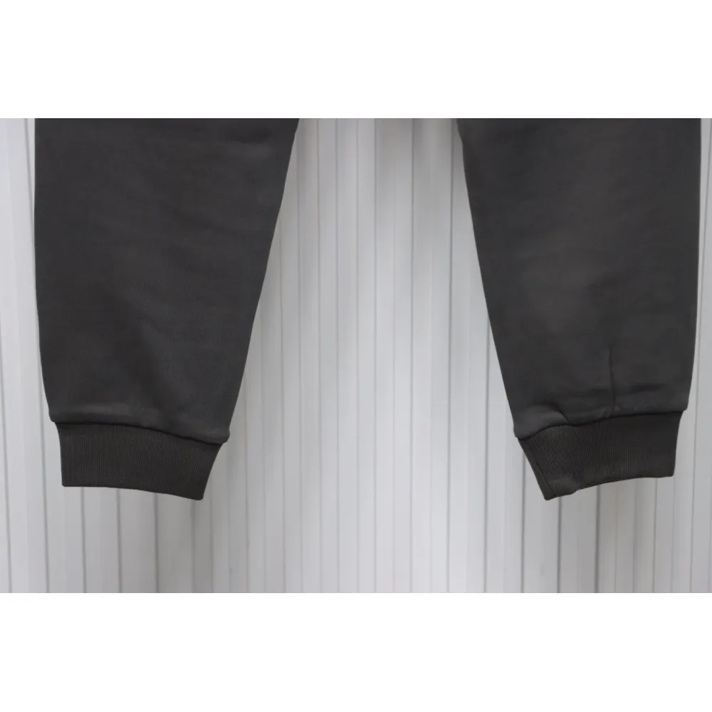 Top Quality Burberry Check Label Cotton Jogging Pants Brown 