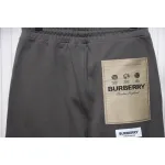 Top Quality Burberry Check Label Cotton Jogging Pants Brown 