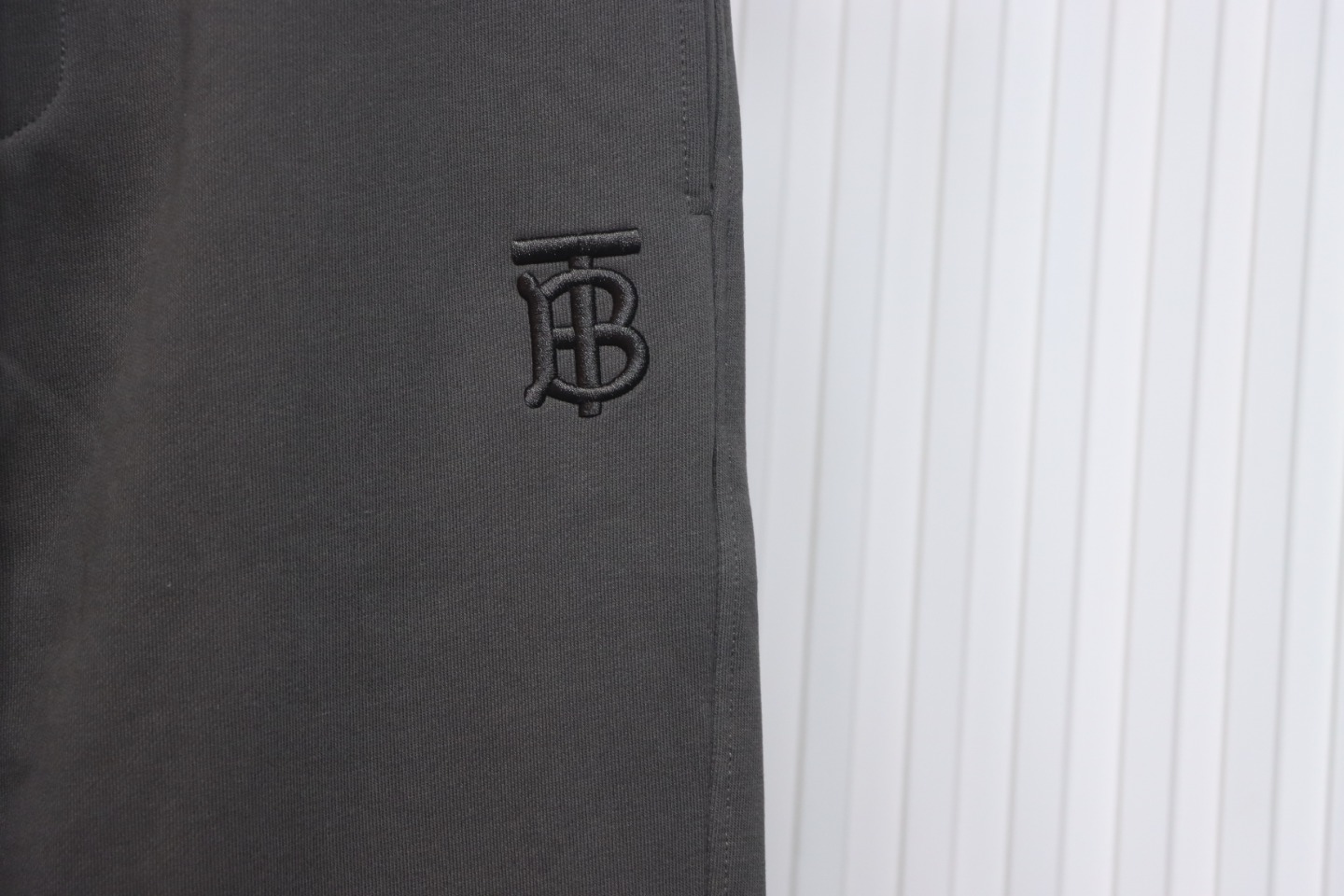 Top Quality Burberry Check Label Cotton Jogging Pants Brown 