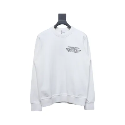 Top Quality Burberry Limited Sweatshirt White  01