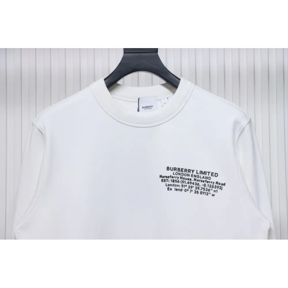 Top Quality Burberry Limited Sweatshirt White 