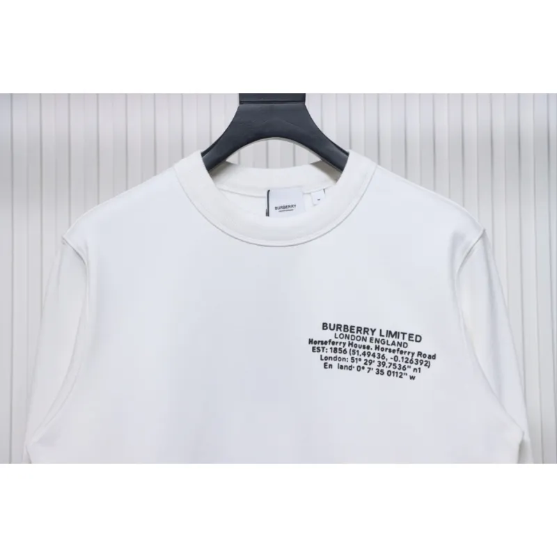 Top Quality Burberry Limited Sweatshirt White 