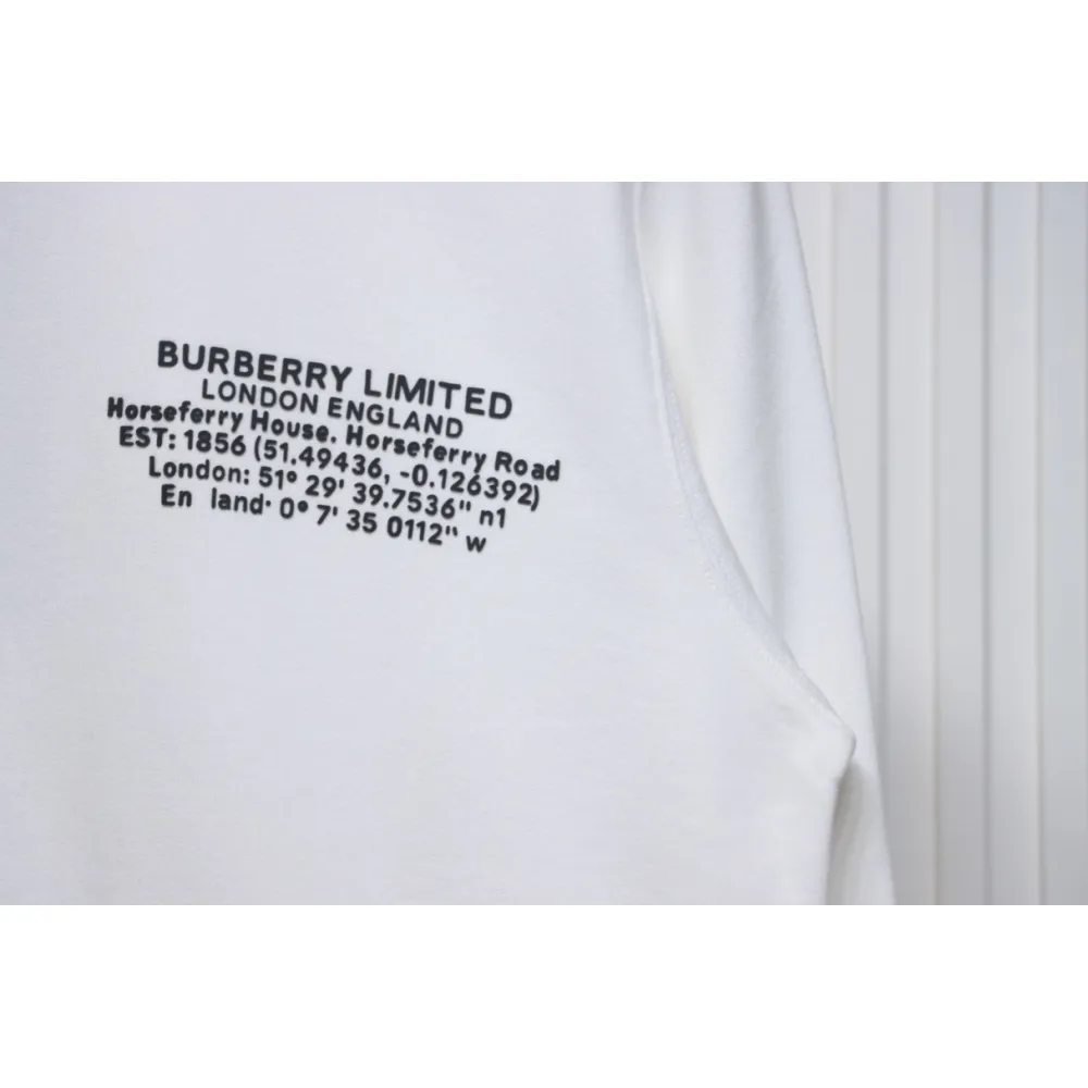 Top Quality Burberry Limited Sweatshirt White 