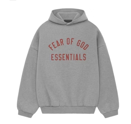 Top Quality Fear of God Essentials Fleece Hoodie Dark Heather 