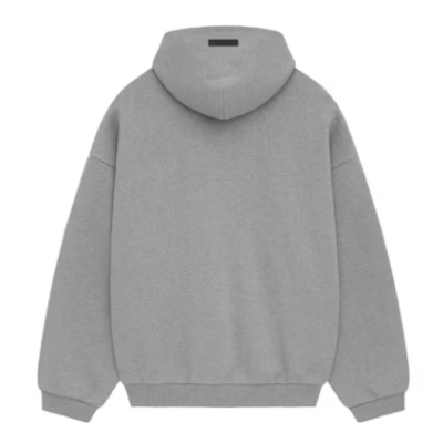Top Quality Fear of God Essentials Fleece Hoodie Dark Heather  02