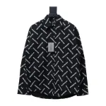 Top Quality Balenciaga Cross Twill Long Sleeve Shirt