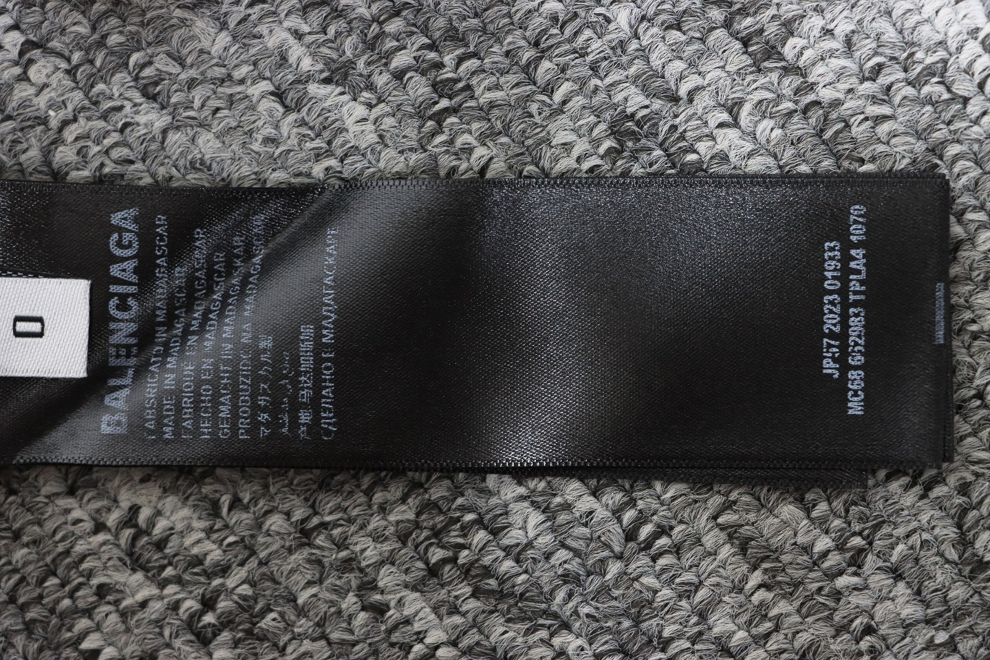 Top Quality Balenciaga Cross Twill Long Sleeve Shirt